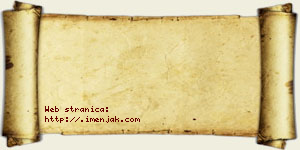 Una Rajčić vizit kartica